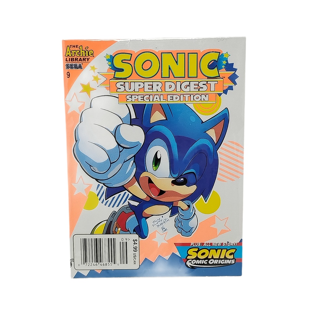 Archie Comics Sonic Super Digest 9 Graphic Novel Sega Gaming Retro Literature
